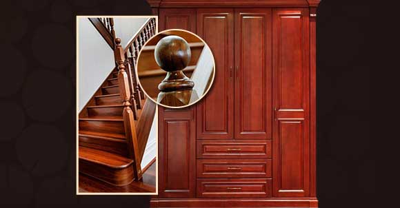 精选珍稀木材,有效控制成品家具不变形,不开裂